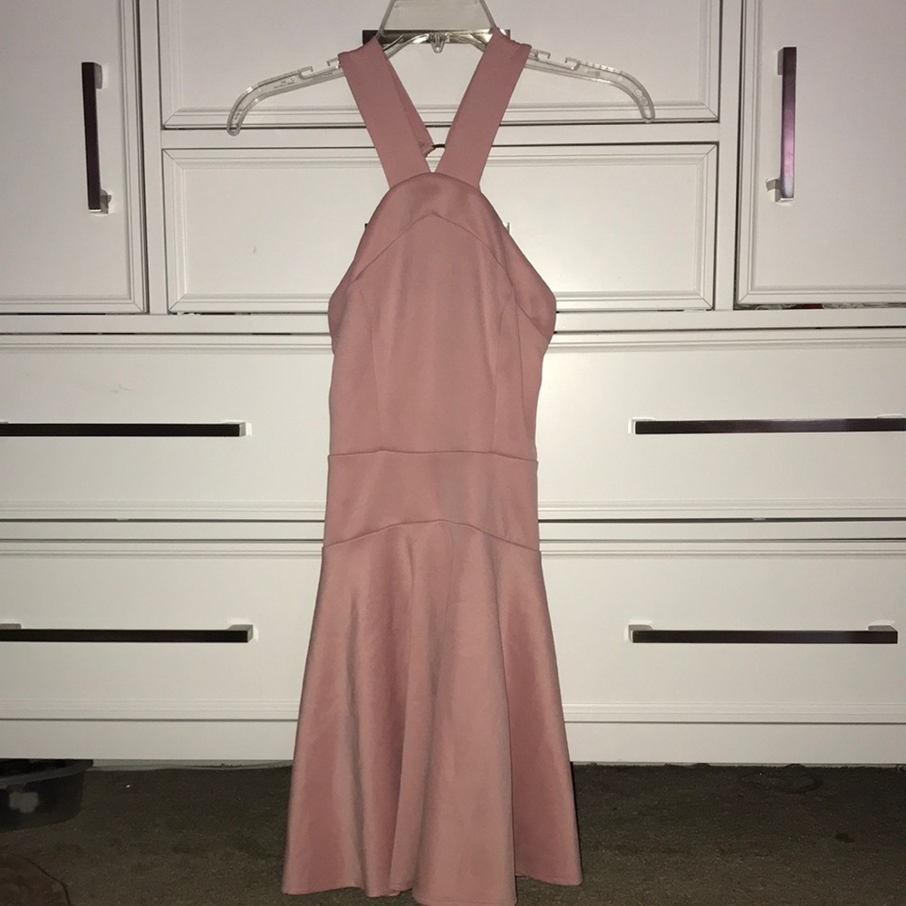 pink short dress